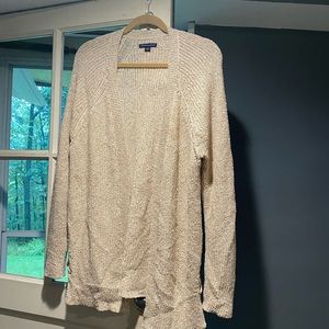 American Eagle Outfitters Cream Cardigan